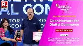 RBETA 2024: Tech Disruptor Republic Recognition: ONDC | Republic Business