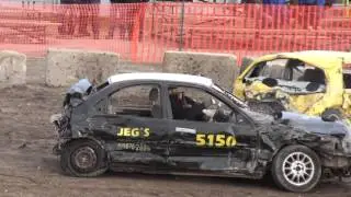 Brigden Fall Demolition Derby 2015 | 4-6 Cylinder Poor Man FEATURE