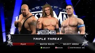WWE SmackDown vs. RAW 2010 - Edge vs. Big Show vs. John Cena