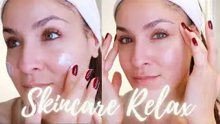 SKINCARE SERALE RILASSANTE / provo nuovi prodotti e ti mostro i miei preferiti | MUSICA RILASSANTE