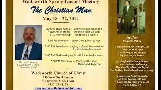 Light From Above #142 Guest Speaker Warren Kenney, The Christian Man - Laying a Good Foundation