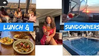 Sunday Lunch & Sundowners| Proud Mary| Southern Sun Roof top bar|Johannessburg| SA| Why so travelous