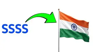 SSSS से बहुत आसान तिरंगे का चित्र बनाए 😃 Easy Flag drawing