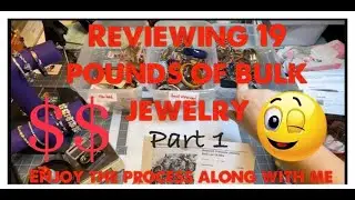 Shopgoodwill.com 19lbs of bulk costume jewelry bracelet review PART 1