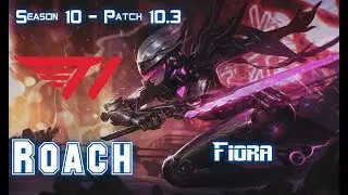 T1 Roach FIORA vs MORDEKAISER Top - Patch 10.3 KR Ranked