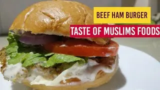 பர்கர்/BURGER/Easy To Make At Home/Taste Of Muslims Foods