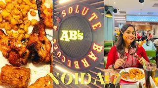 Weekend hangout | Unlimited Buffet In Noida | Absolute Barbecue 🍗