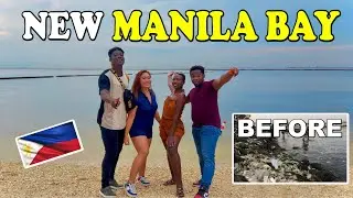 FOREIGNER REACTION IN MANILA BAY DOLOMITE BEACH | WHITE  SAND BEACH OF MANILA PHILIPPINES