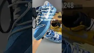 Off white X Nike dunk low The50 blue sneakers