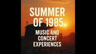 1985 Summer Music, Concerts & Movies!  Episode 4.
