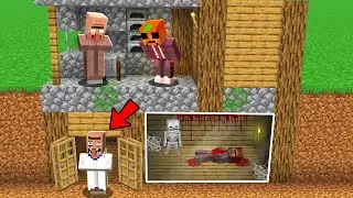 Un Aldeano TERROR&Iacute;FICO se Mud&oacute; Bajo Mi Casa en Minecraft!