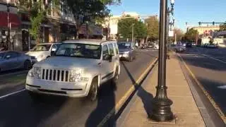Cars Double parking in Allston During Rush hour, on Brighton Ave in Allston #18