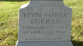 Writer Kevin Curran Grave Hollywood Forever Cemetery Los Angeles California USA January 2021