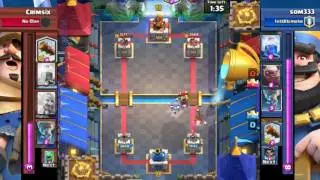 Clash Royale | som333 Vs Crimsix | 1stUltimate - No Clan | 15# 3/6/17 Replay