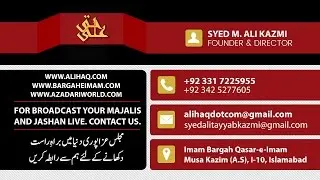 31 March 2017 Live Majlis From Chaklal Scheme 3