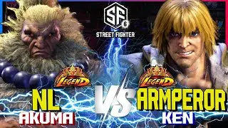 SF6 ▰ NL (AKUMA) VS ARMPEROR (KEN) ▰ HIGH LEVEL GAMEPLAY