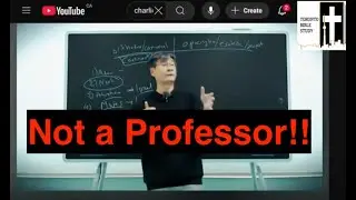 Weirdo Pretending to be Professor  Denigrates the Bible and Pushes Occultism @profjiangclips