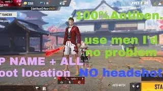 only esp name free fire 🔥 no Ben issue 100%antiben use men I'd no problem