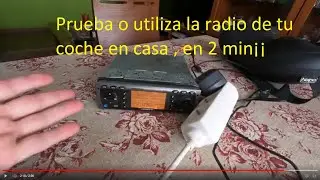 Prueba en casa o usa la radio de tu coche en casa muy fácil, 2 min!!!