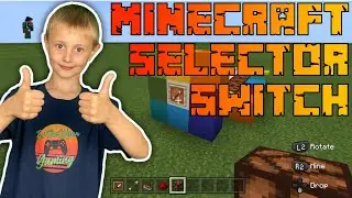 How to make a selector switch in Minecraft