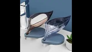 Leaf soap dish holder