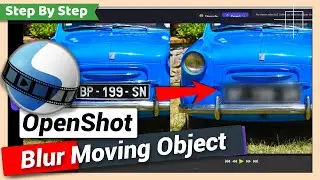 Размытие или цензура части видео (движущийся объект) | Учебное пособие OpenShot