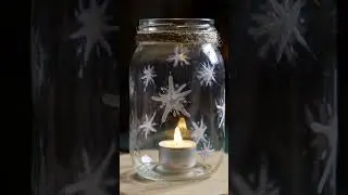DIY Glass Jar Lantern in Under a Minute! ✨