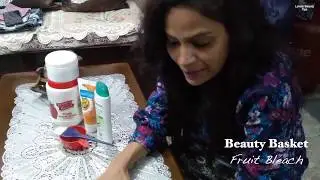 Beauty Basket Fruit Bleach Cream  demo/Review full hands and full body