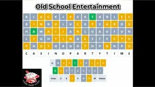 Wordle-Inspired Casino Party in Lakeland FL | Old School Entertainment
