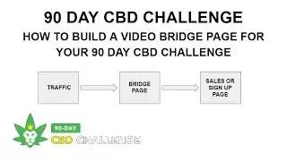 90 DAY CBD CHALLENGE - HOW TO BUILD A VIDEO BRIDGE PAGE FOR YOUR 90 DAY CBD CHALLENGE