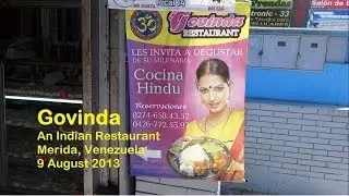 Govinda: An Indian Restaurant at M&eacute;rida, Venezuela