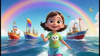 Ten Little Ships Sailing the Sea | Fun Counting Song for Kids | Nautical Adventure Rhyme