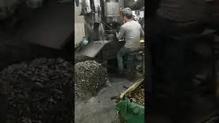 Hot forging machine for brass parts
