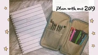 Plan With Me 2019 edition|| How to be organized & Setting goals