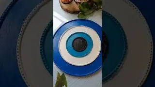 Evil eye lippan work in progress #wip #lippanart #evileye