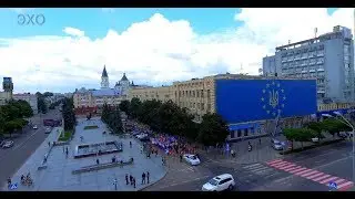 День Европы в Житомире  - 2018(Day of Europe in Zhitomir - 2018) 4К Ultra HD - Видео