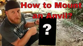 HOW TO MOUNT AN ANVIL - Mounting my Anvil to the Anvil Stand that we made last week.