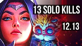 IRELIA vs HEIMERDINGER (TOP) | 13 solo kills, 500+ games, Dominating | KR Diamond | 12.13