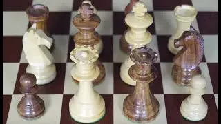 90s French Chavet, Wood Chess Pieces from ChessBazaar.