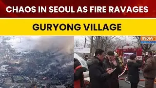 Seoul Shanty Town Fire: Residents Flee as Blaze Destroys Homes in Guryong Village