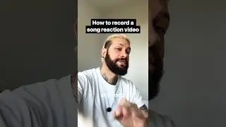 Song reaction video tutorial | React to music with split screen