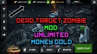 Dead target unlimited gold and money| 2018 latest trick| Get unlimited Gold and Money| 100% working