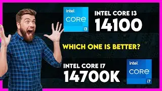 Intel Core i3 14100 vs Intel Core i7 14700K Comparison