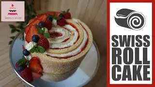 Swiss Roll Cake Recipe | how to make roll cake at home | Wickeltorte