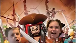 Lego pirates of the Caribbean saving captain jack sparrow with my brother