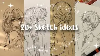 20+ эстетичных идей для скетчей🎀часть 3