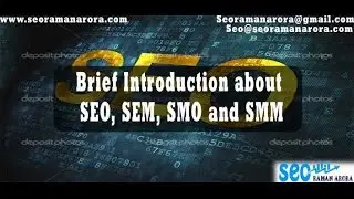 Brief Introduction about SEO, SEM, SMO and SMM | Become SEO Hero