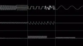 8K60 - Sharp X1 Turbo YM2151 & YM2149 - Sorcerian soundtrack - Oscilloscope View