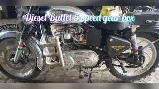 Diesel Bullet 5 speed gear box fitting /gujrat/to / Meerganj / indian bullet kakku Meerganj
