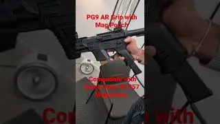 ReCover Tactical PG9 AR Grip with Mag Pouch compatible with Glock 9mm 40 357 Magazines #glock